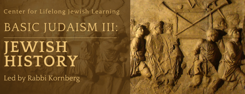 Basic Judaism III: Jewish History