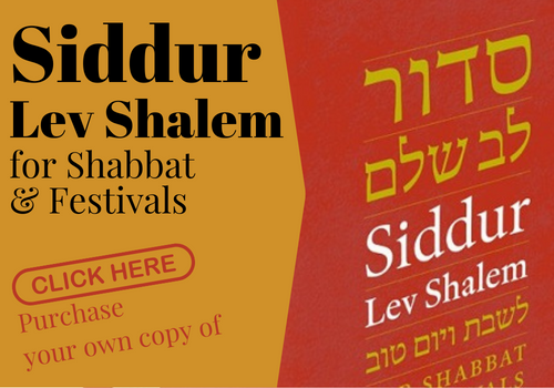Click here to purchase a Siddur Lev Shalom