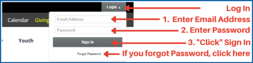 how to log in