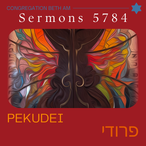 Parasha Pekude Sermon given by Rabbi Kornberg