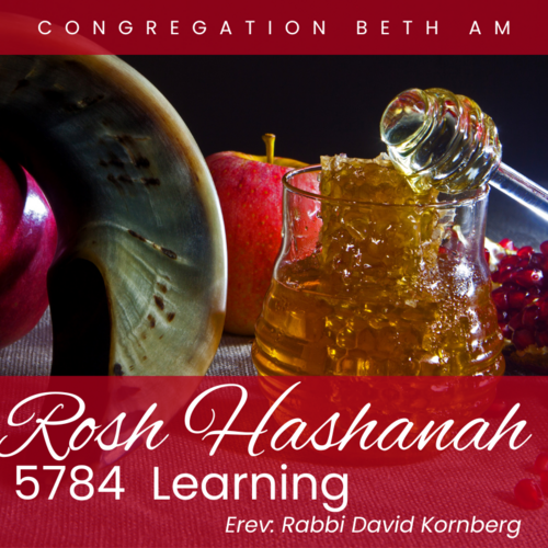 Watch Rabbi Kornberg's Erev Rosh Hashanah Learning